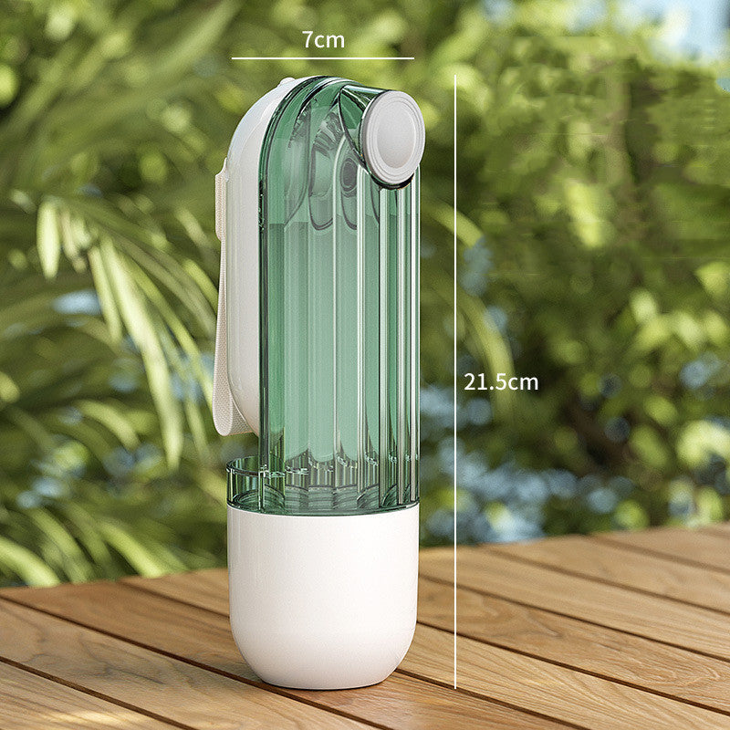 Additional view of 2-in-1 portable pet water bottle for dogs and cats