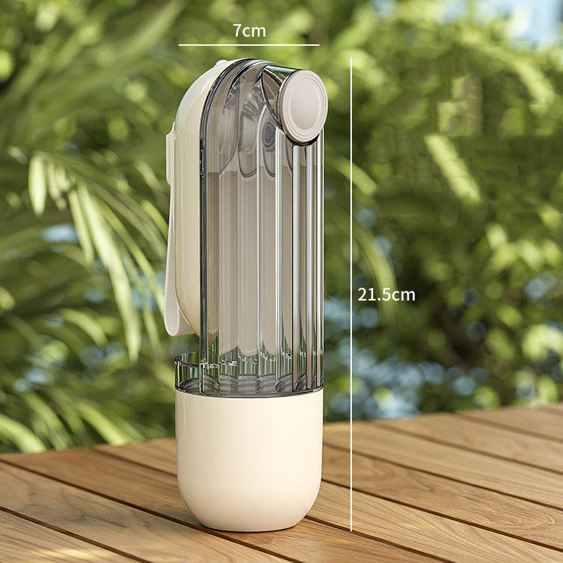 Additional view of 2-in-1 portable pet water bottle for dogs and cats
